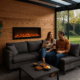 Baveno 130 elektrische inbouwhaard – moderne sfeerhaard met realistisch LED-vlambeeld en luxe afwerking