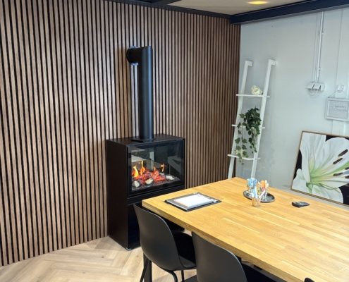 Como 68 vrijstaande elektrische sfeerhaard met realistisch vlambeeld – stijlvolle designhaard van Comfortable at Home
