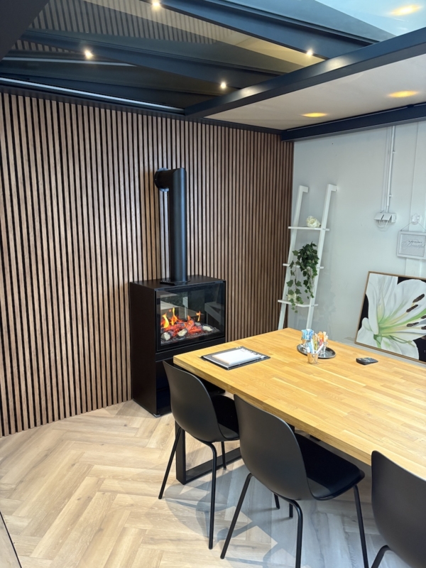 Como 68 vrijstaande elektrische sfeerhaard met realistisch vlambeeld – stijlvolle designhaard van Comfortable at Home