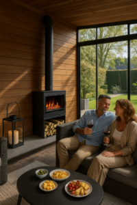 Comfortable at Home, Como 68, vrijstaande sfeerhaard