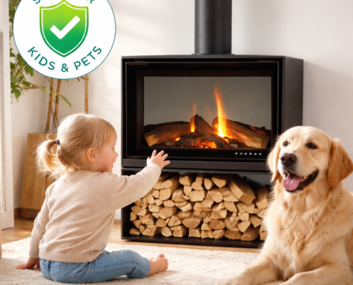 Comfortable at Home, elektrische sfeerhaarden veilig voor kind en dier