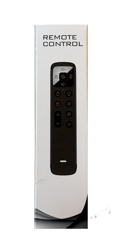 Comfortable at Home, verpakking reserve afstandsbediening Ascona, EFV-series haarden