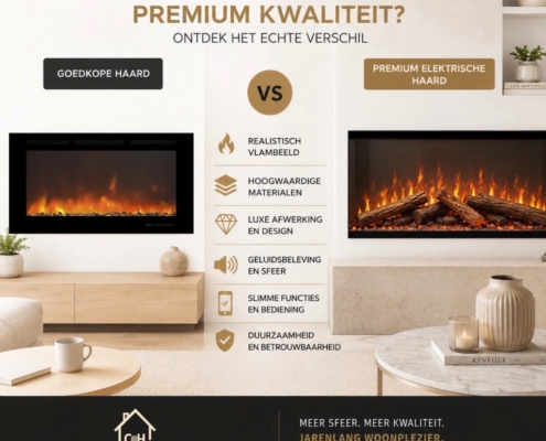 Comfortable at Home, premium elektrische haarden