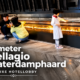 Moderne hotellobby met een 6 meter lange Bellagio waterdamphaard als sfeervolle blikvanger in de ontvangsthal