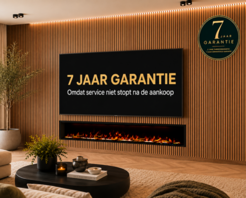 Elektrische haard van Comfortable at Home met 7 jaar garantie en Nederlandse service