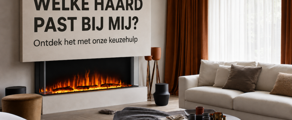 Keuzehulp voor het kiezen van een elektrische haard in een sfeervolle woonkamer